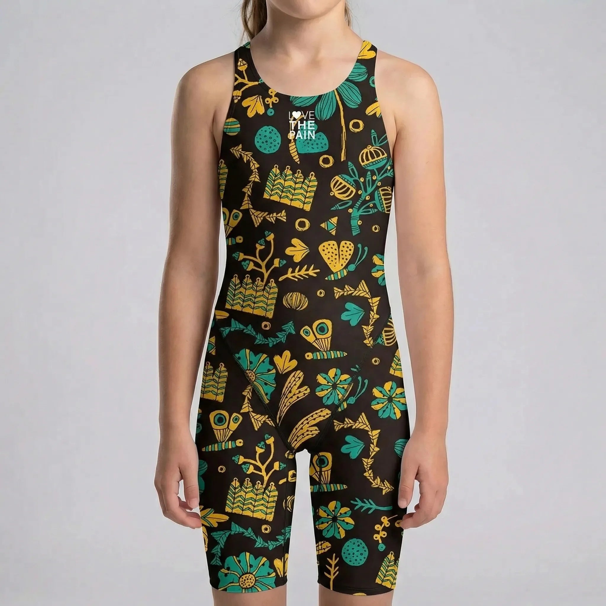 Nordspur | Aqualina Girls Knee Length Racerback Suit