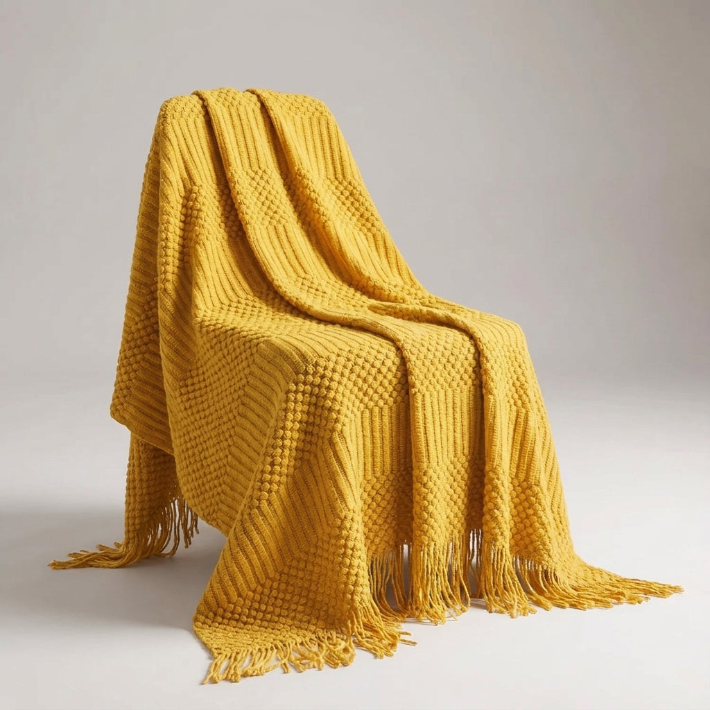 Nordspur | CasaVello Colorful Knit Throw Blanket