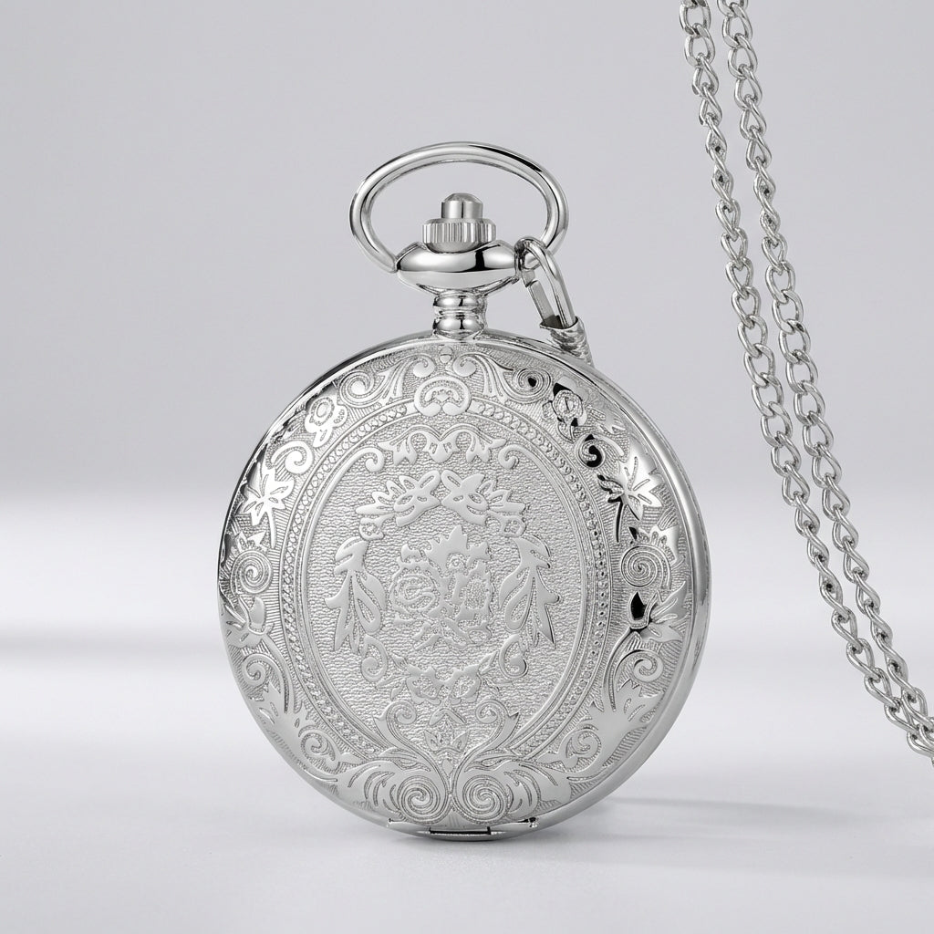 Nordspur | Chronavault Retro Carved Flip Pocket Watch