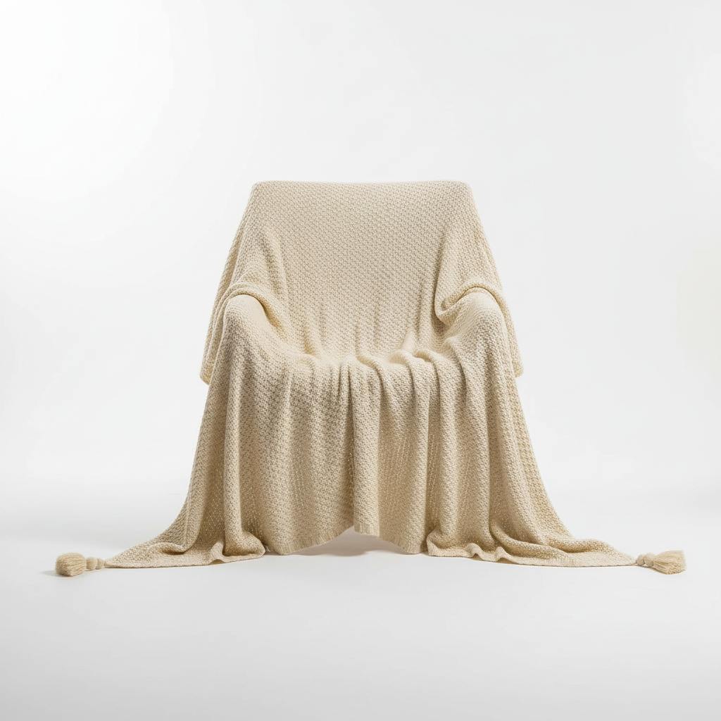 Nordspur | Chunky Knit Tassel Throw