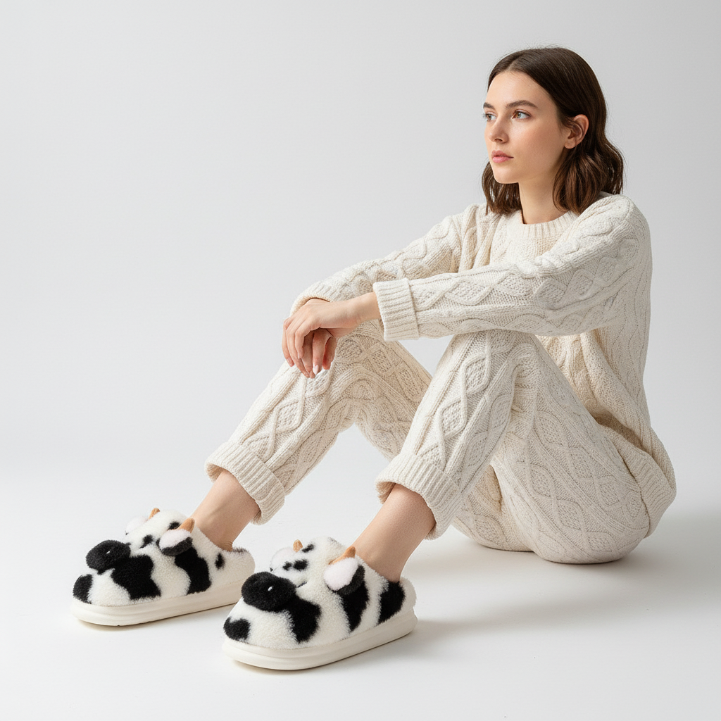Nordspur | Closed Toe Plush Slipper