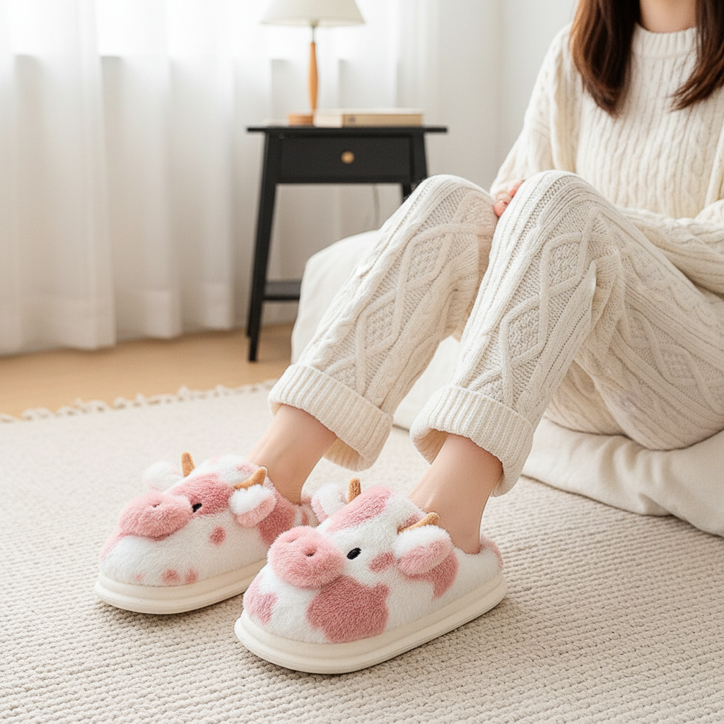 Nordspur | Closed Toe Plush Slipper