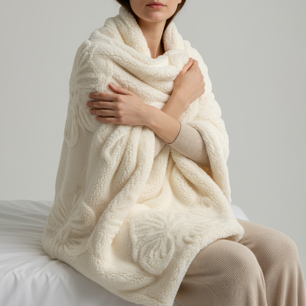 Nordspur | Coral Fleece Knit Blanket