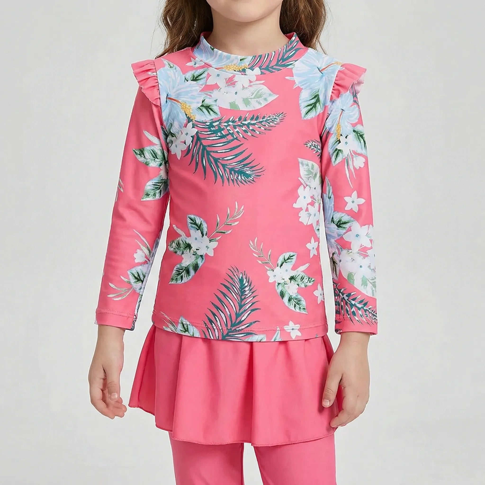 Nordspur | Coralina Long Sleeve Two Piece Swim Set