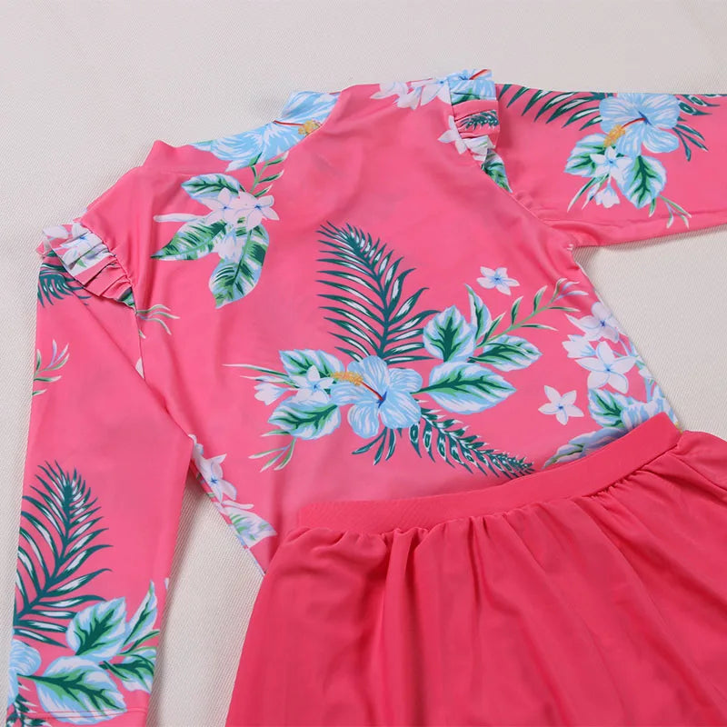 Nordspur | Coralina Long Sleeve Two Piece Swim Set