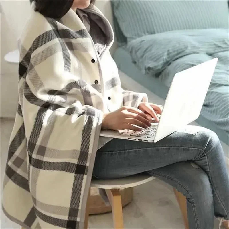 Nordspur | Cozara Wearable Plaid Throw Shawl