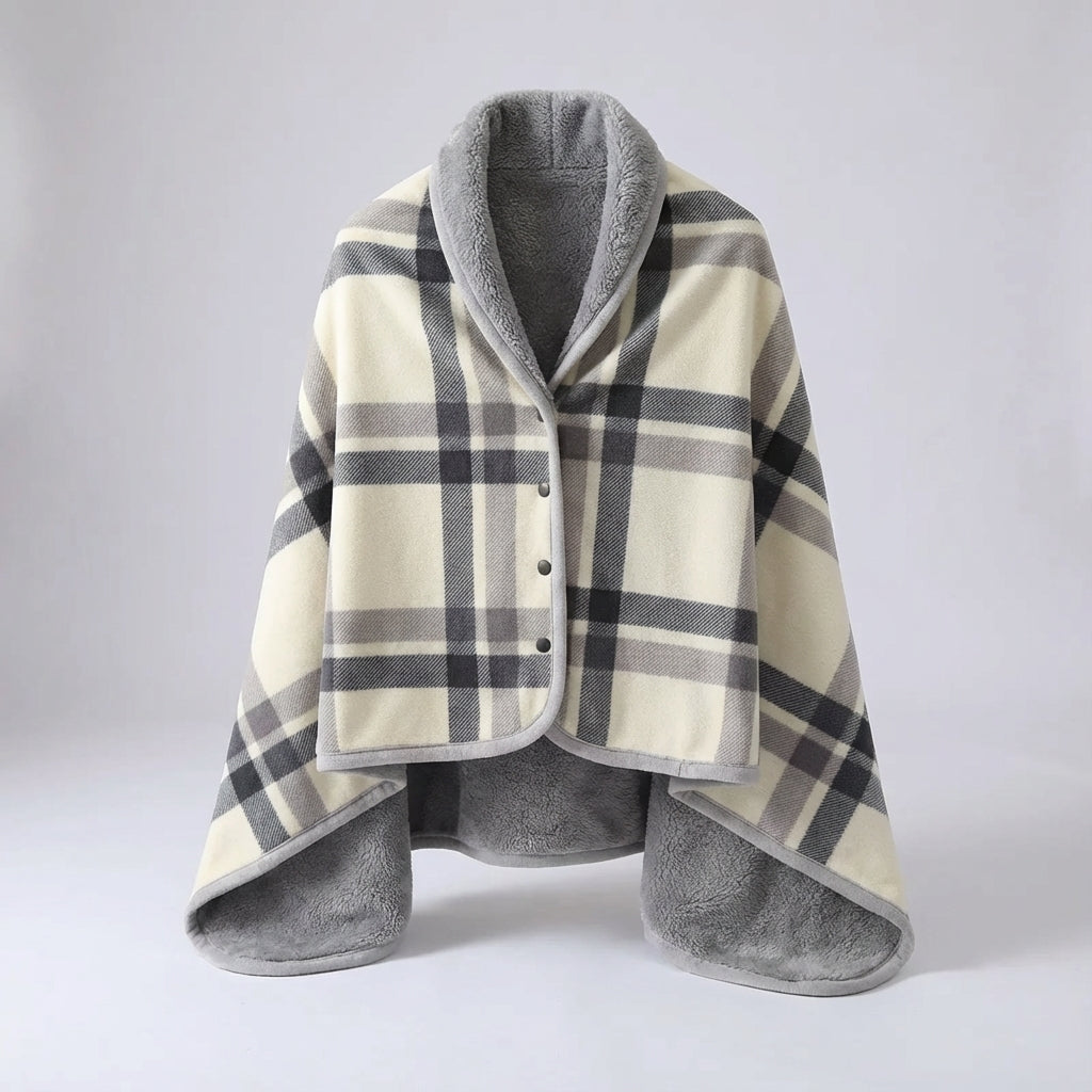 Nordspur | Cozara Wearable Plaid Throw Shawl