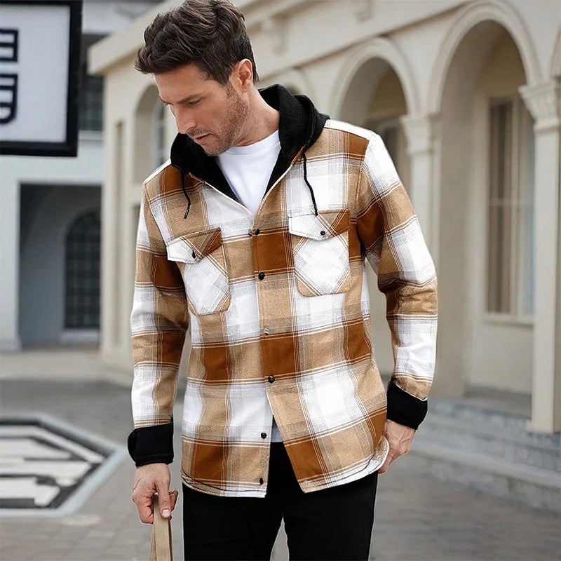 Nordspur | Fleece Lined Hooded Shirt