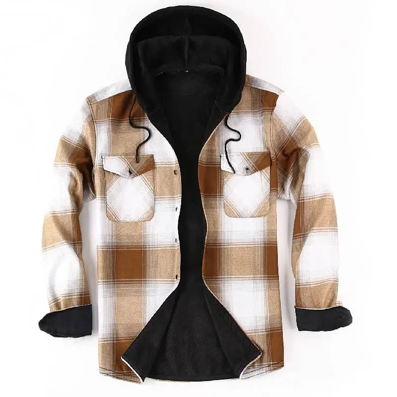 Nordspur | Fleece Lined Hooded Shirt