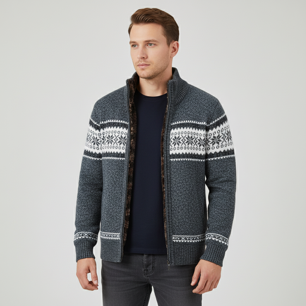 Nordspur | Full Zip Knit Cardigan
