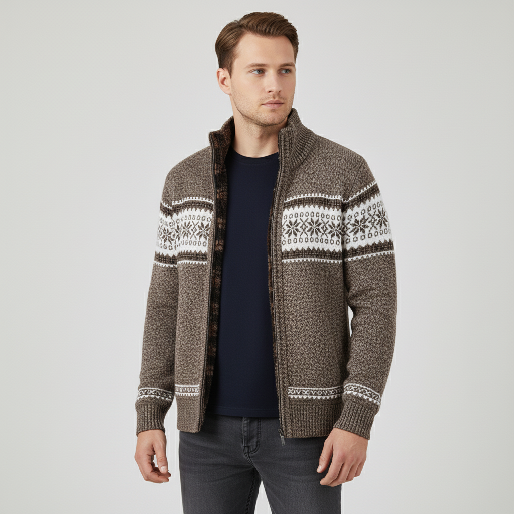 Nordspur | Full Zip Knit Cardigan