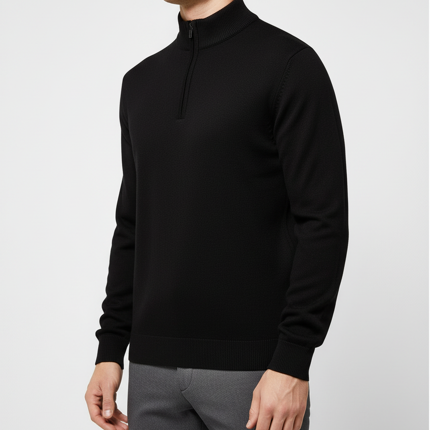 Nordspur | Half Zipper Knitted Pullover