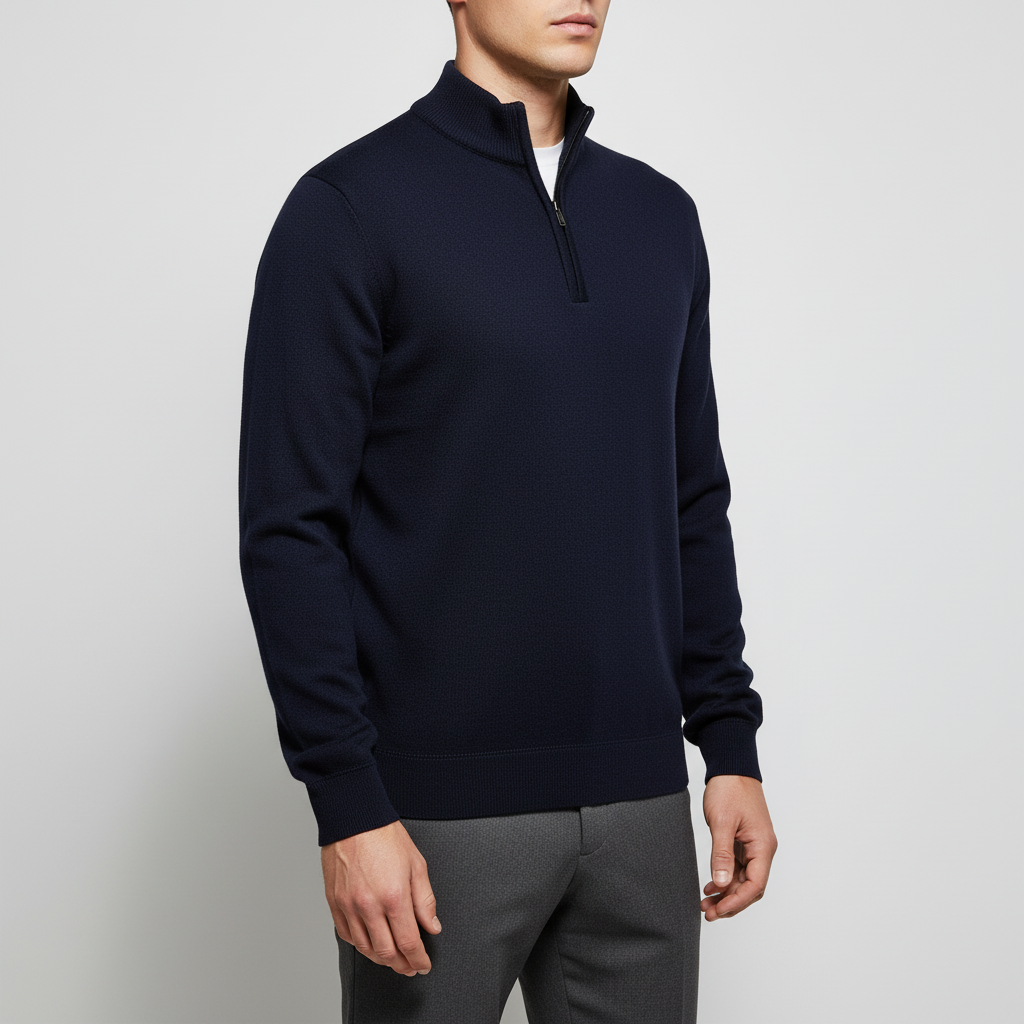 Nordspur | Half Zipper Knitted Pullover
