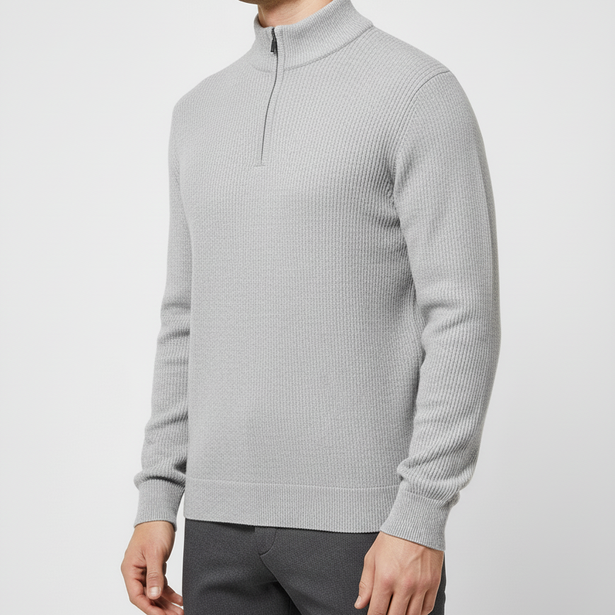 Nordspur | Half Zipper Knitted Pullover