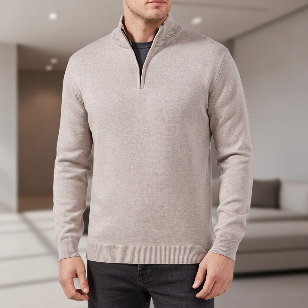 Nordspur | Half Zipper Knitted Pullover