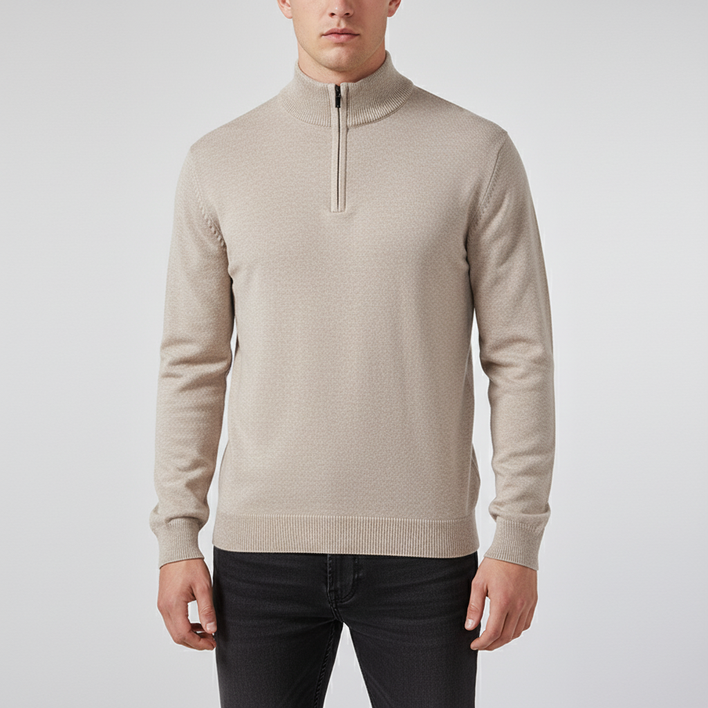 Nordspur | Half Zipper Knitted Pullover