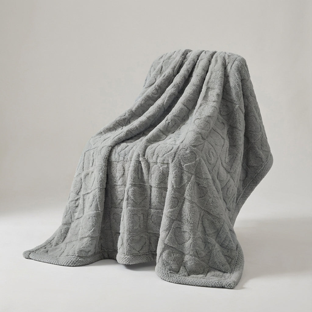 Nordspur | HeartHaven Plush Reversible Throw Blanket