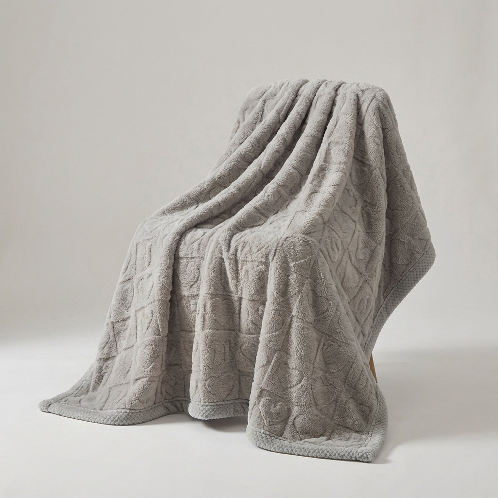 Nordspur | HeartHaven Plush Reversible Throw Blanket