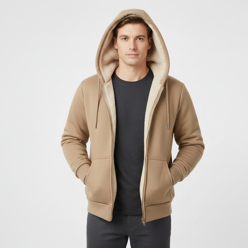 Nordspur | Heavyweight Hooded Zip Jacket