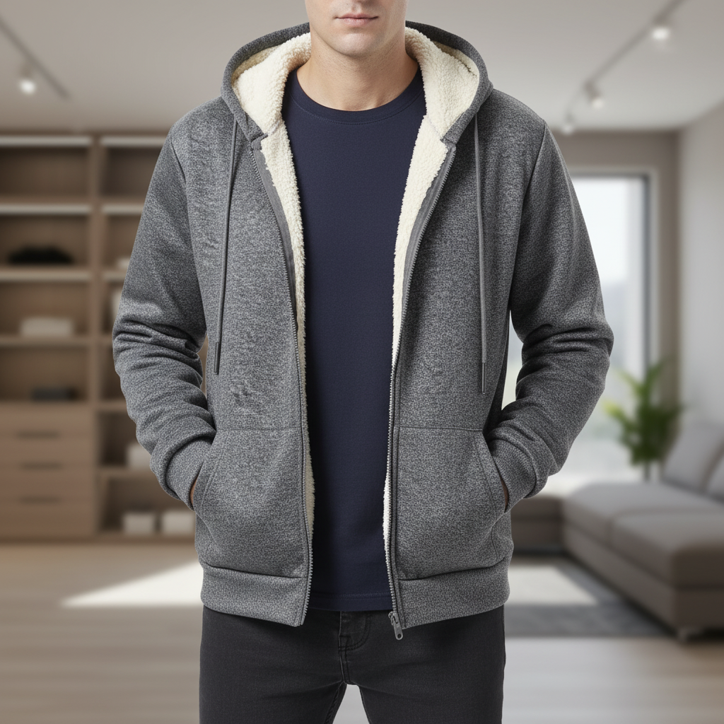 Nordspur | Heavyweight Hooded Zip Jacket