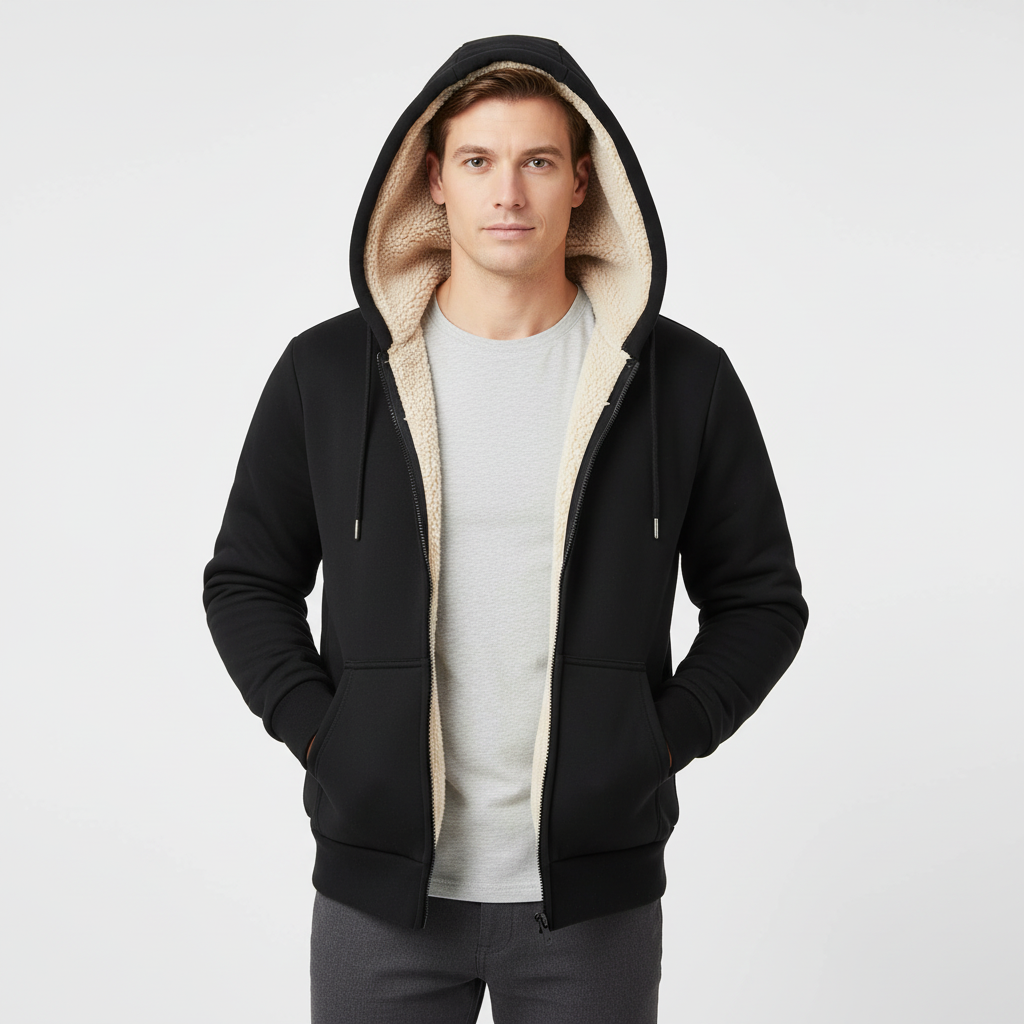 Nordspur | Heavyweight Hooded Zip Jacket