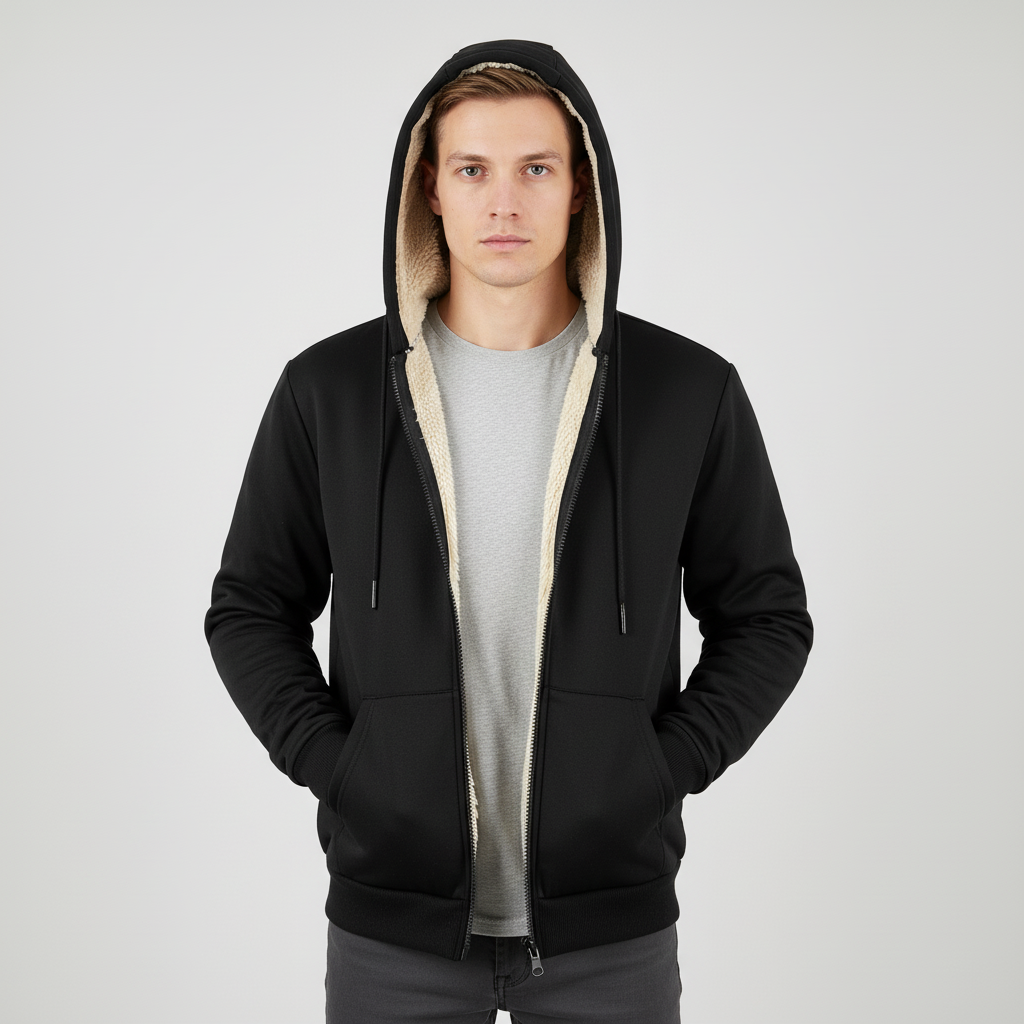Nordspur | Heavyweight Hooded Zip Jacket