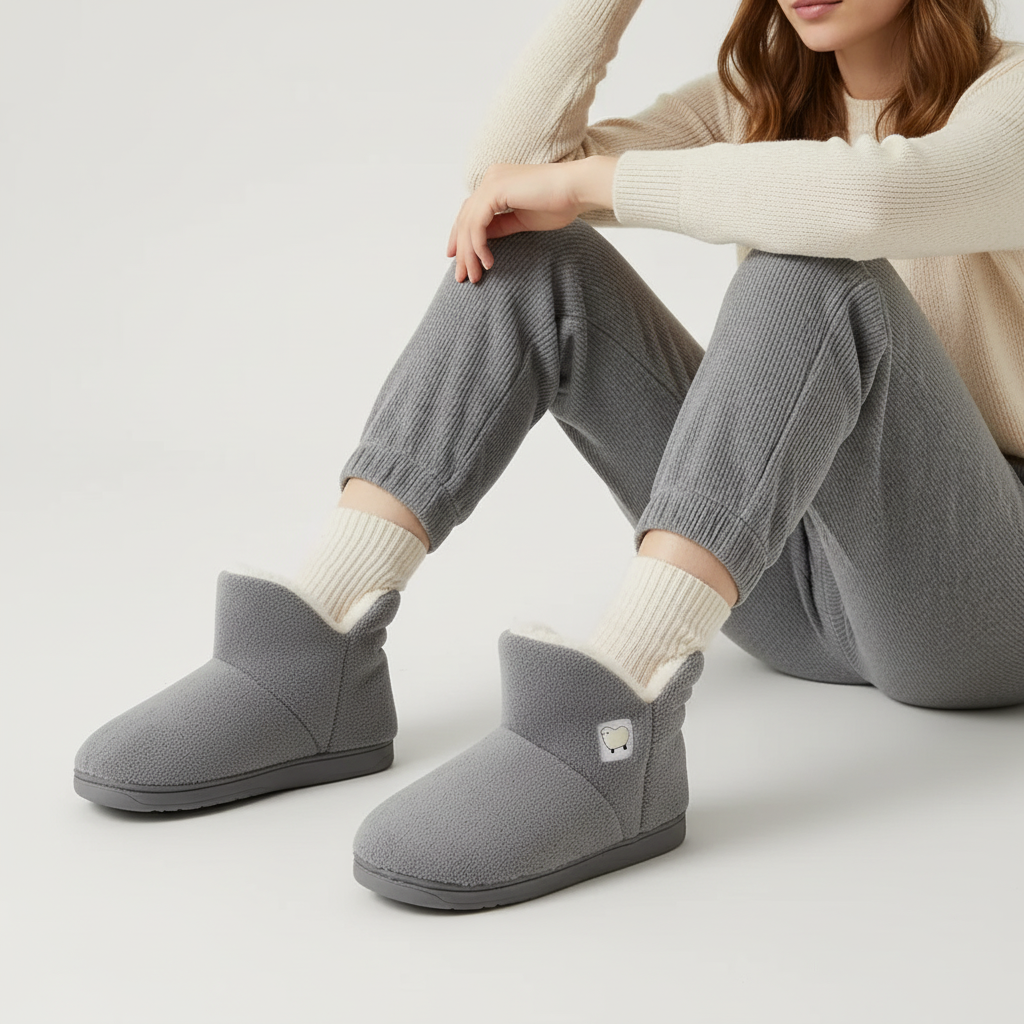 Nordspur | High Cuff Fleece Slippers