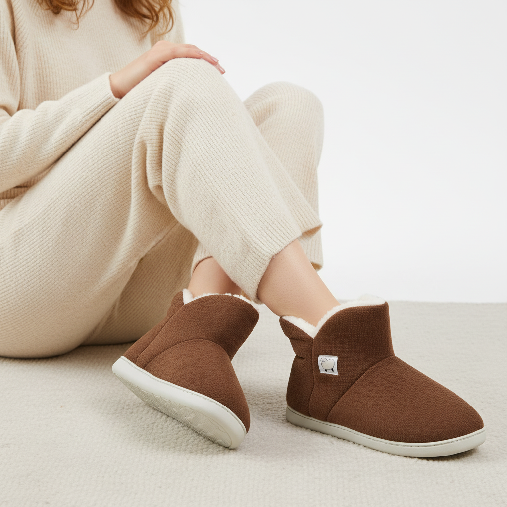 Nordspur | High Cuff Fleece Slippers