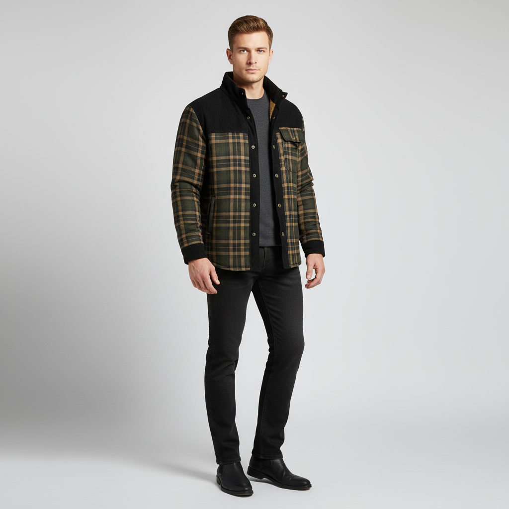 Nordspur | Insulated Flannel Shirt Jacket