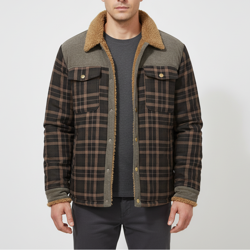 Nordspur | Insulated Flannel Shirt Jacket