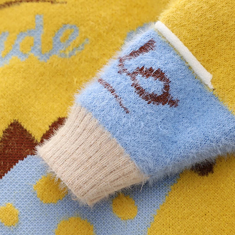 Nordspur | Kids Cartoon Fleece Sweater