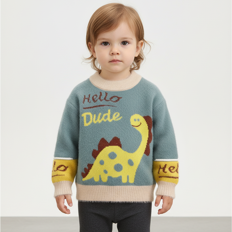 Nordspur | Kids Cartoon Fleece Sweater