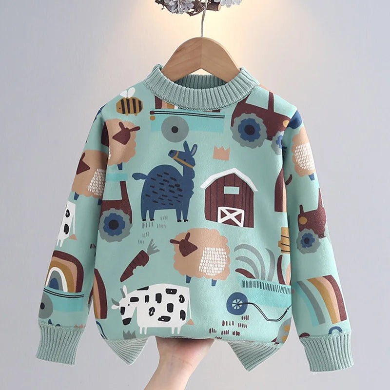 Nordspur | Kids Cartoon Print Sweater