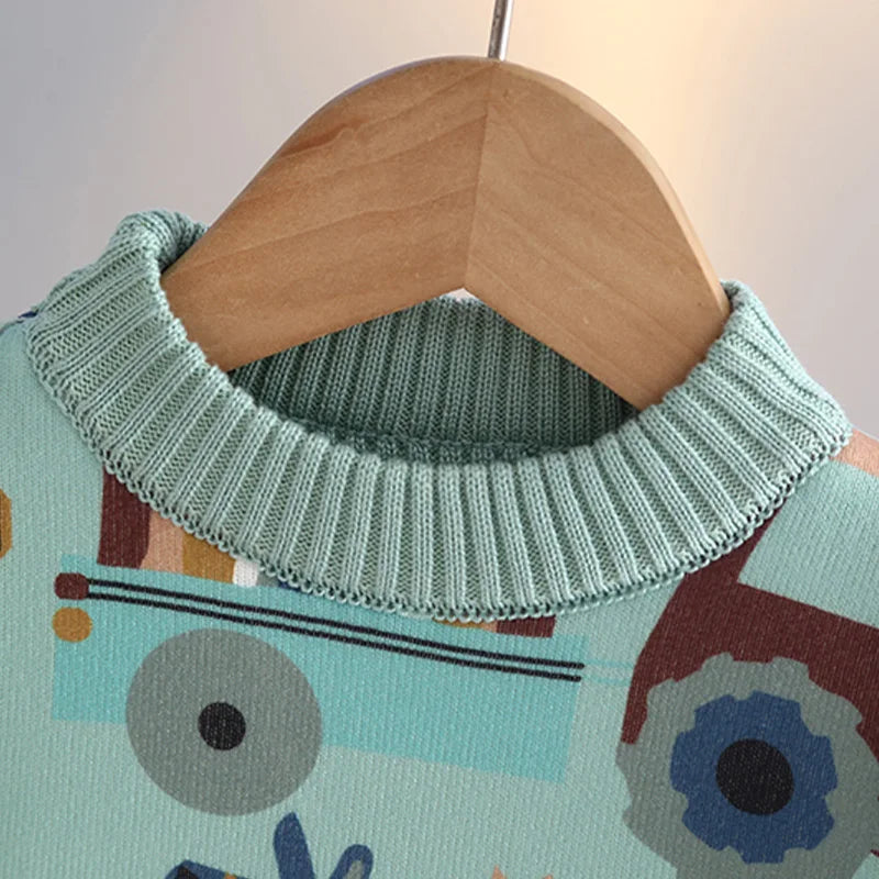 Nordspur | Kids Cartoon Print Sweater