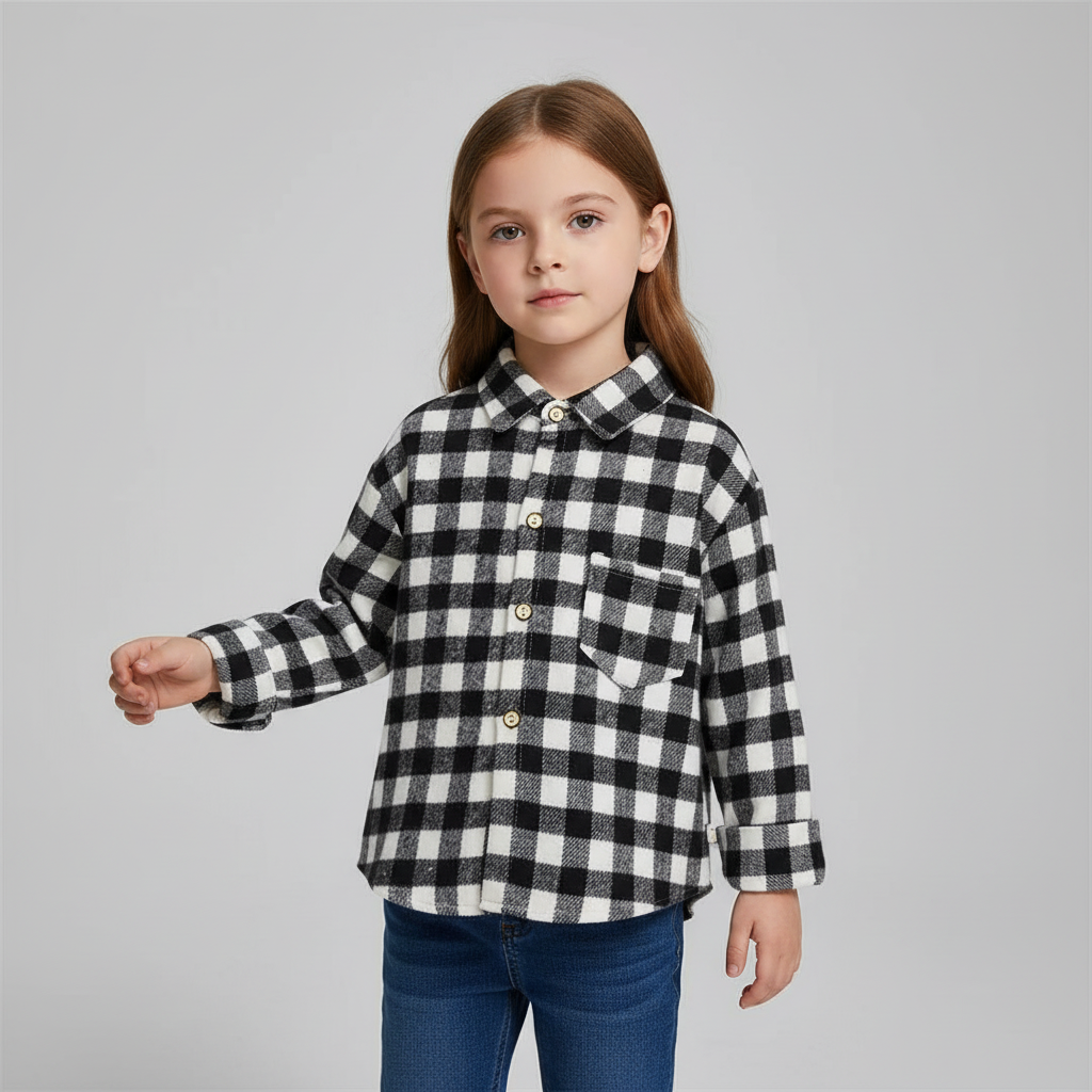 Nordspur | Kids Long Sleeve Button Shirt