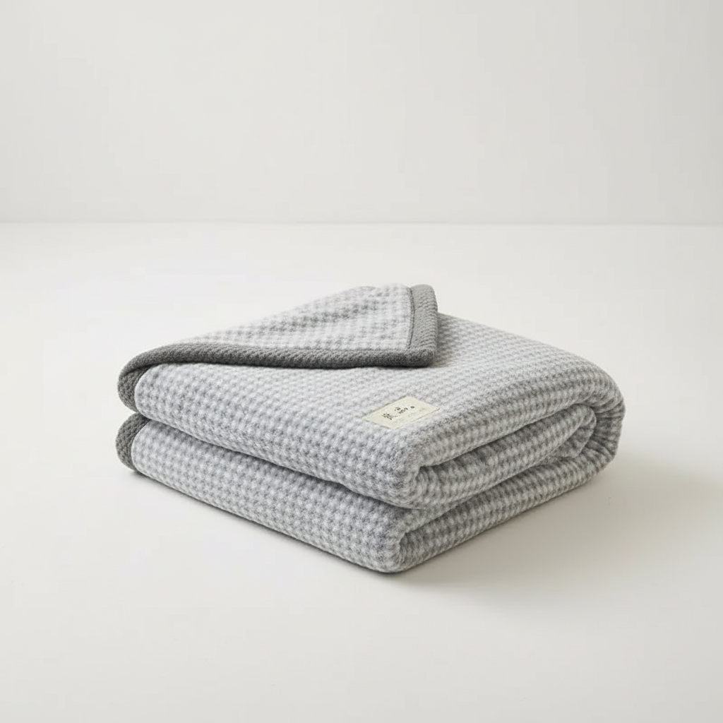 Nordspur | Knitted Chenille Throw Blanket