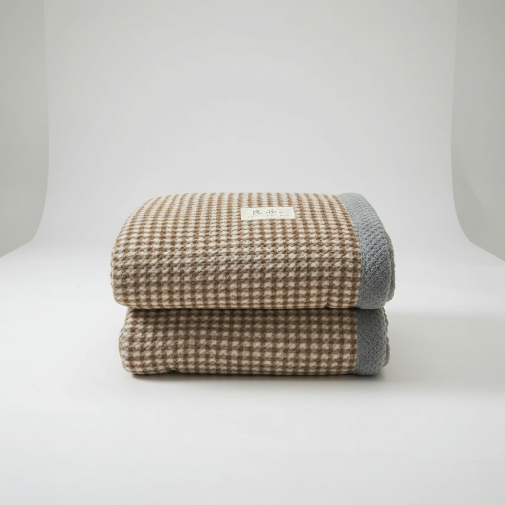 Nordspur | Knitted Chenille Throw Blanket