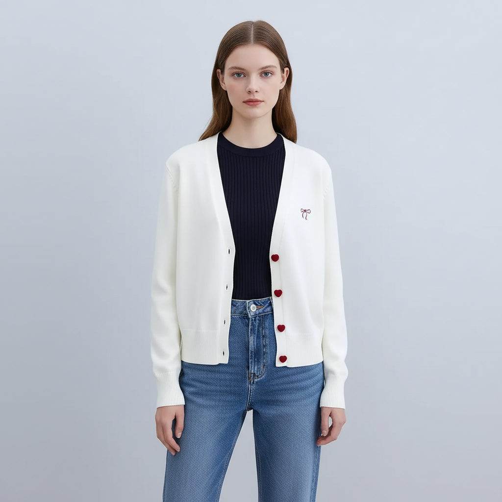 Nordspur | Knitted Cotton Blend Cardigan