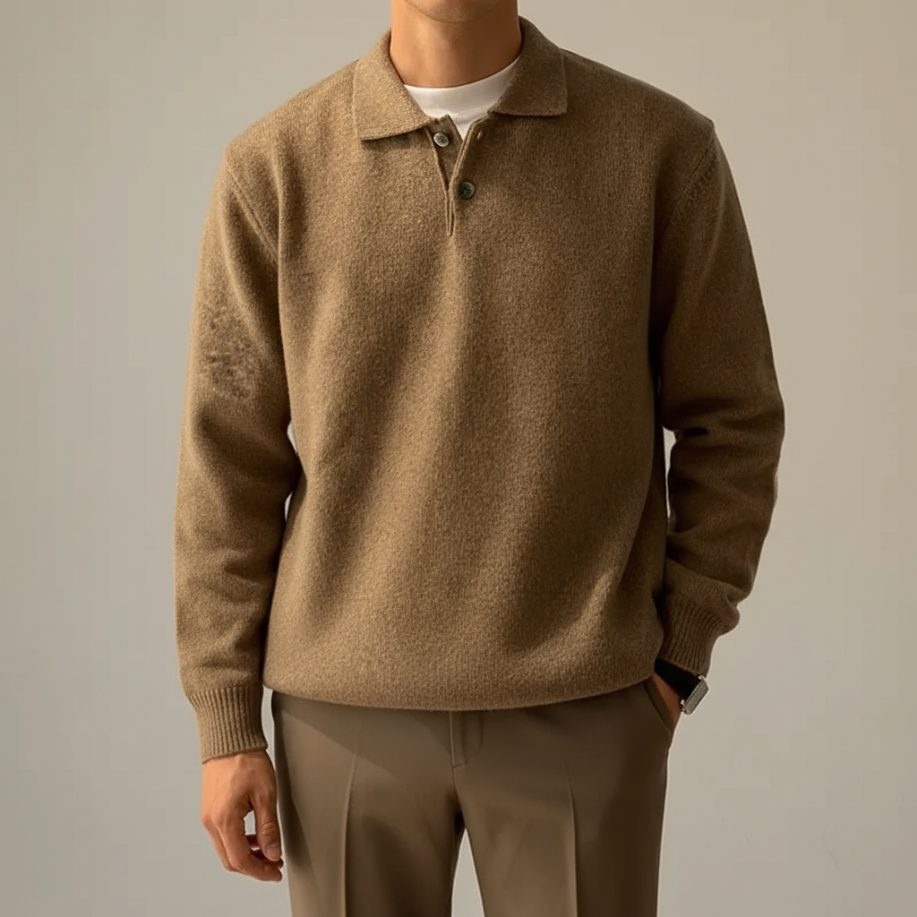 Nordspur | Korean Polo Neck Sweater
