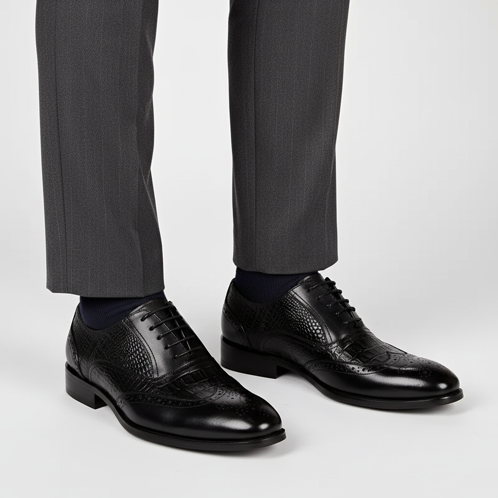 Nordspur | Leather Oxford Brogue Shoe