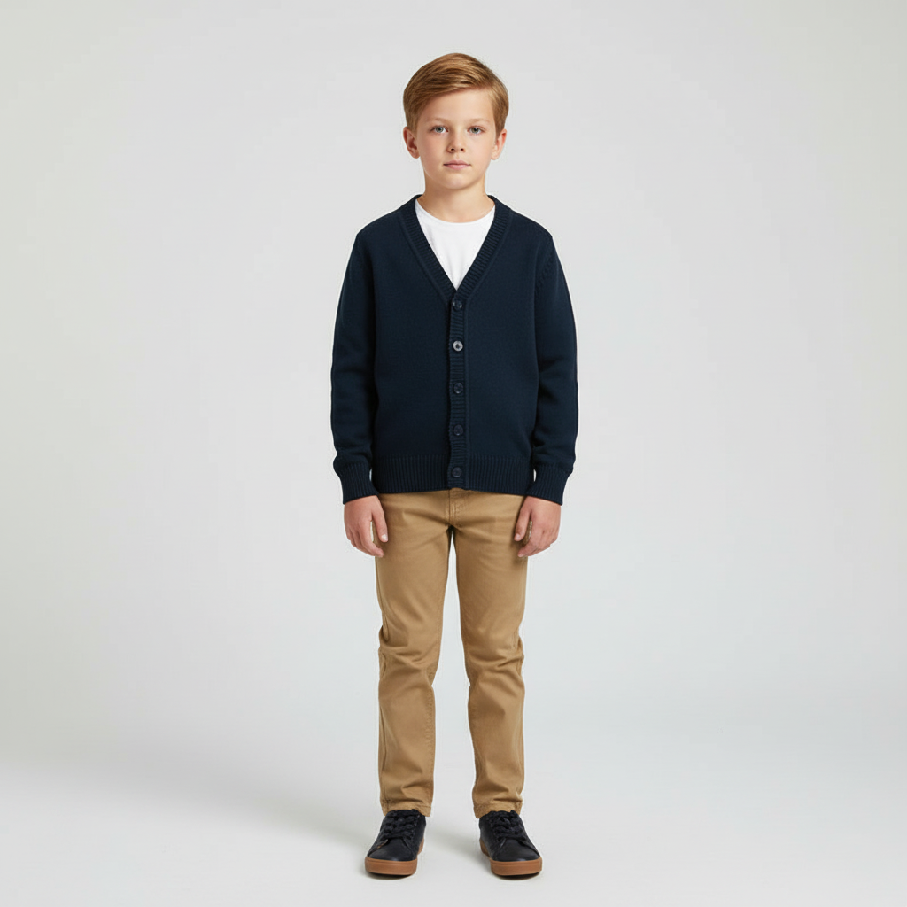 Nordspur | Long Sleeve Cotton Blend Cardigan