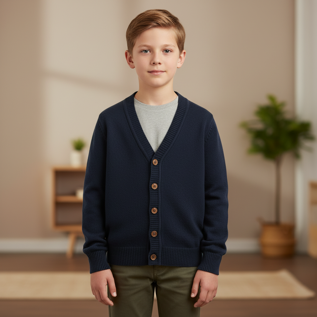 Nordspur | Long Sleeve Cotton Blend Cardigan