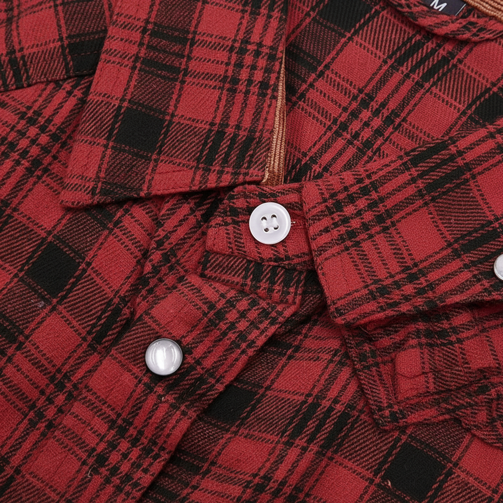 Nordspur | Long Sleeve Plaid Flannel Shirt