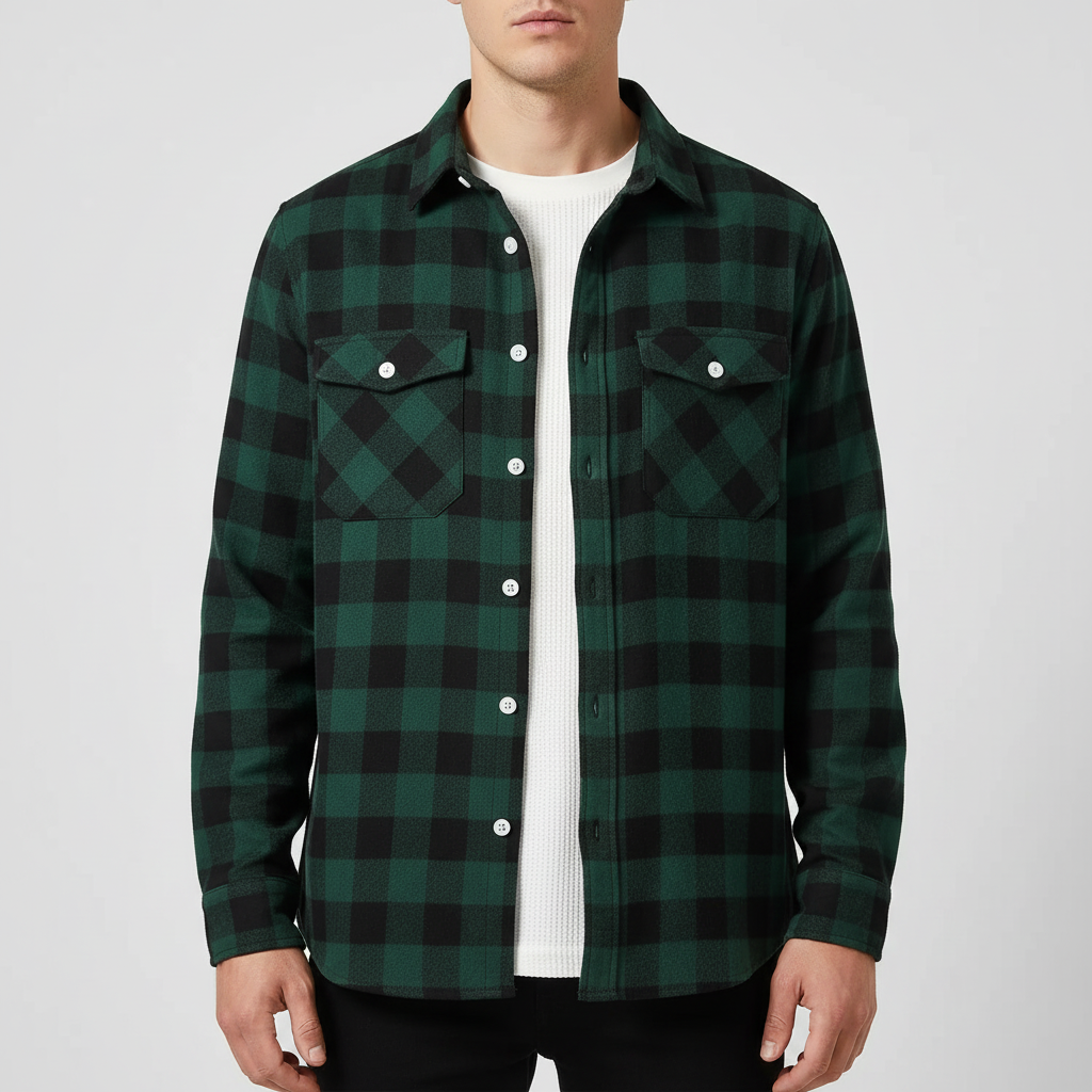 Nordspur | Long Sleeve Plaid Shirt