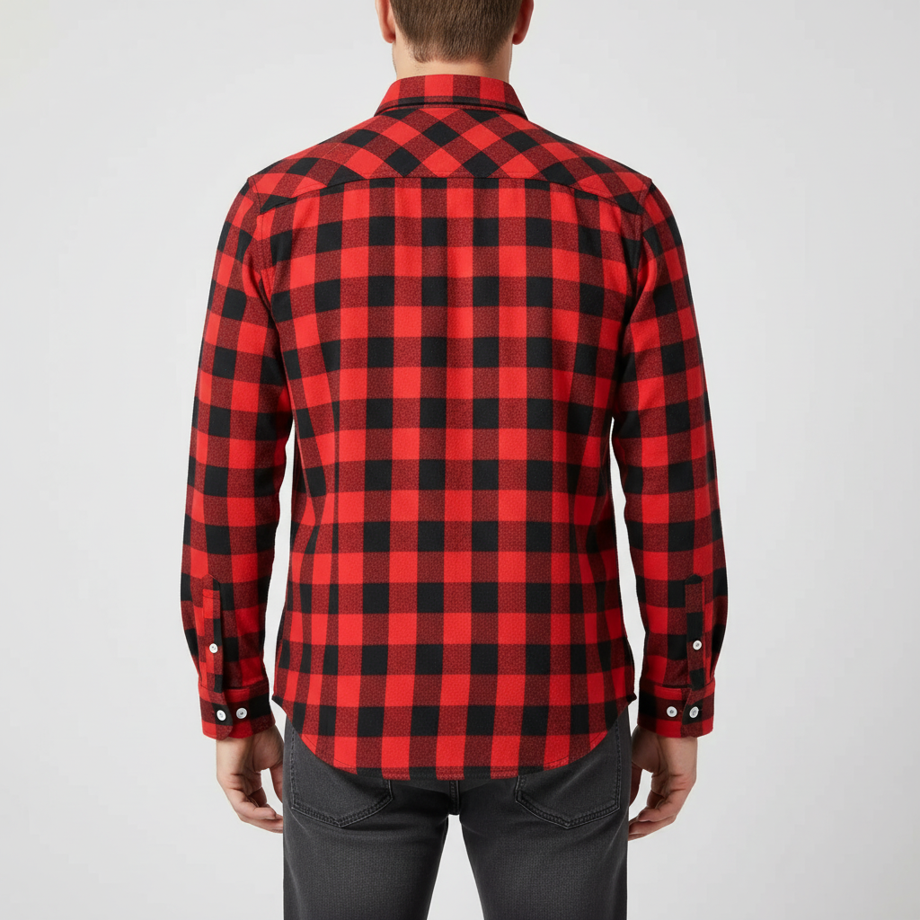 Nordspur | Long Sleeve Plaid Shirt
