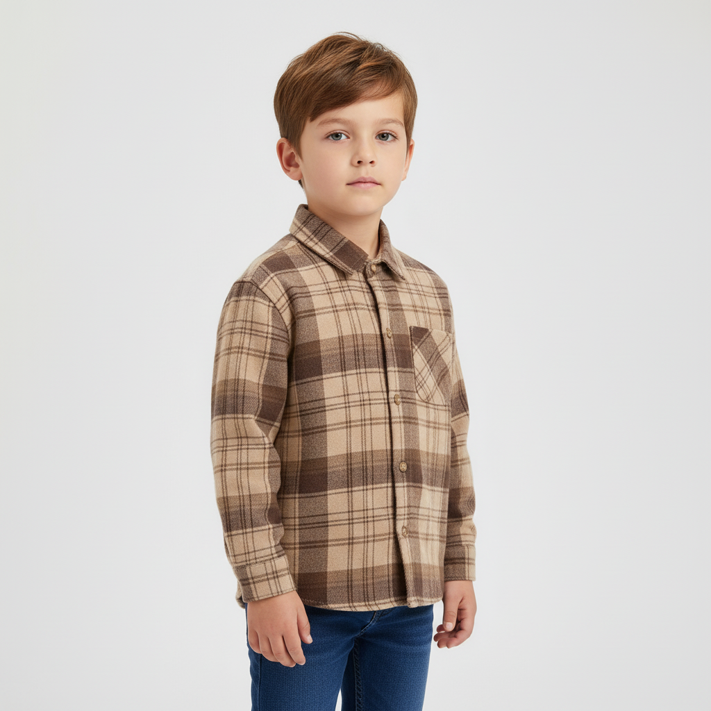Nordspur | Long Sleeve Plaid Shirt