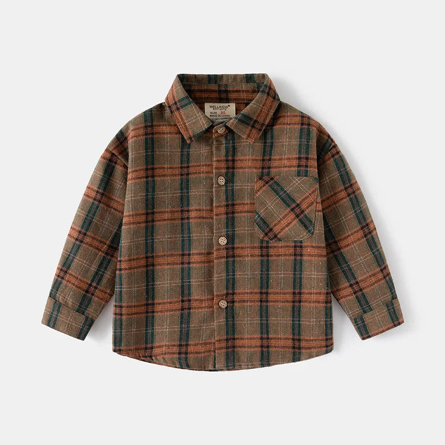 Nordspur | Long Sleeve Plaid Shirt