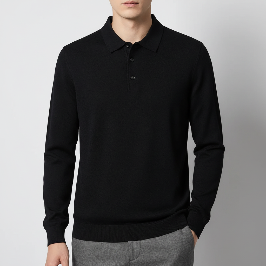 Nordspur | Long Sleeve Polo Pullover