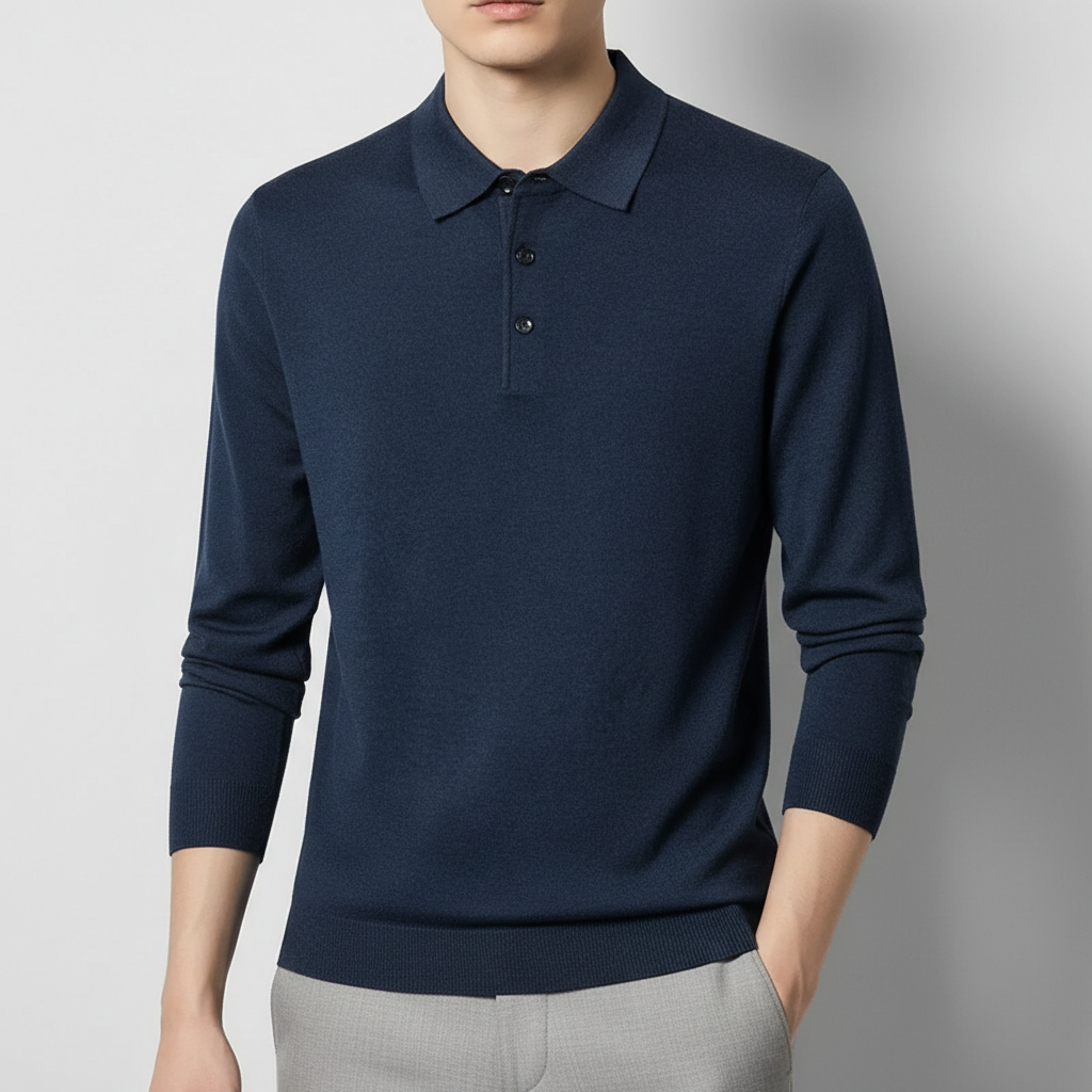 Nordspur | Long Sleeve Polo Pullover