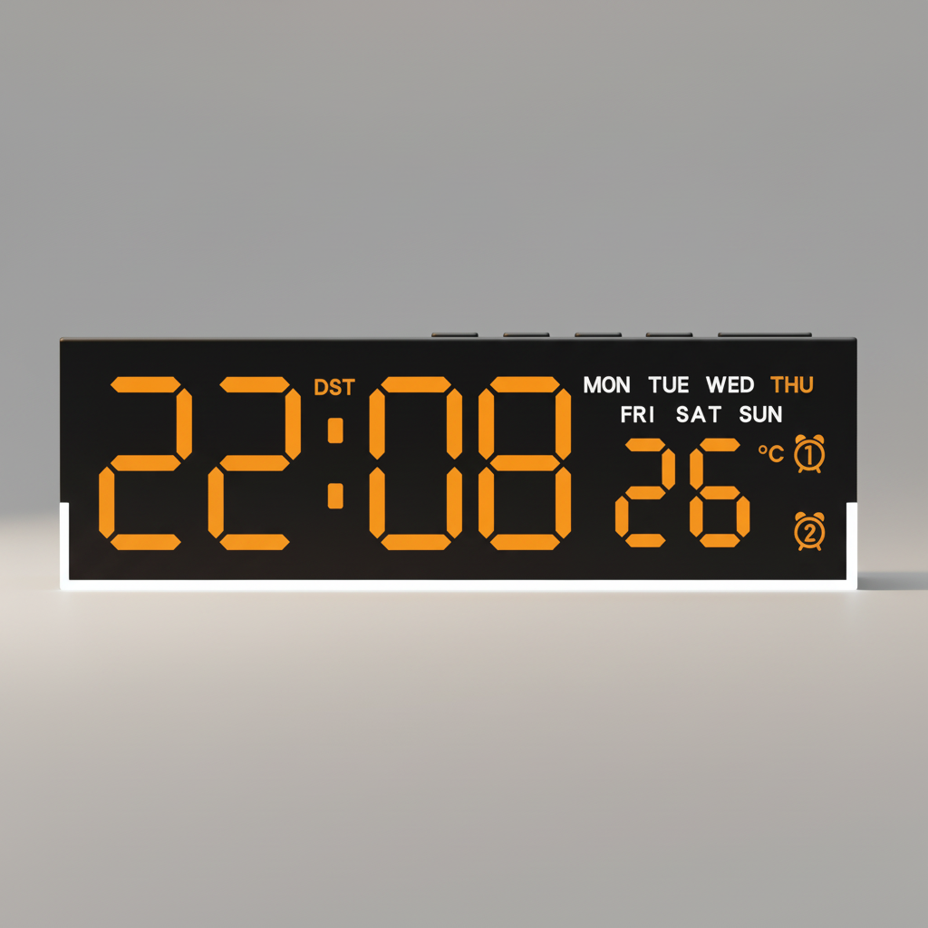 Nordspur | LumaChrono USB Powered Digital Alarm Clock